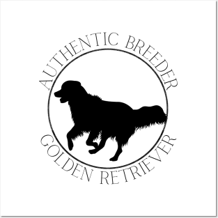 Authentic Breeder Golden Retriever Posters and Art